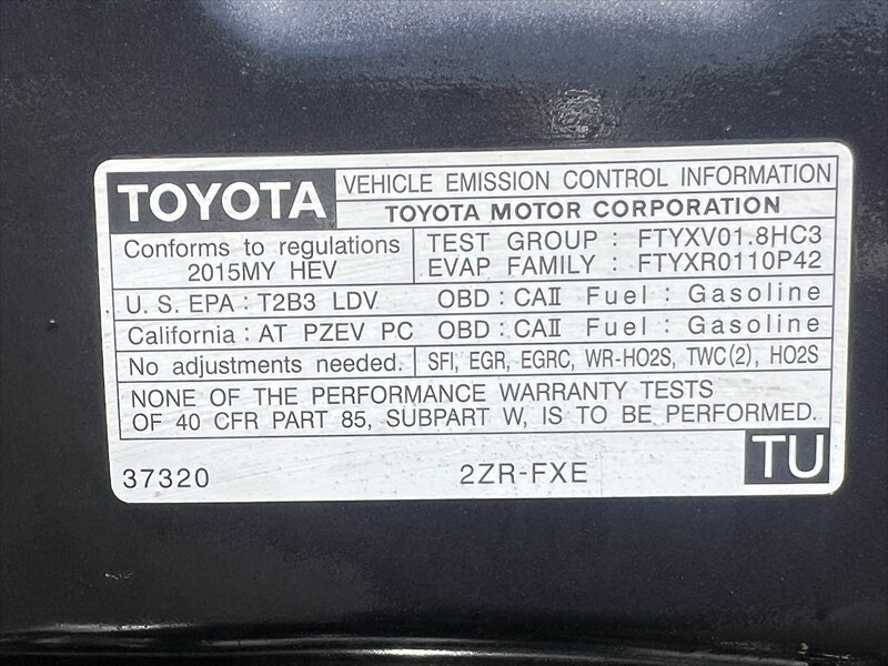 Used 2015 Toyota Prius Two FWD image 27