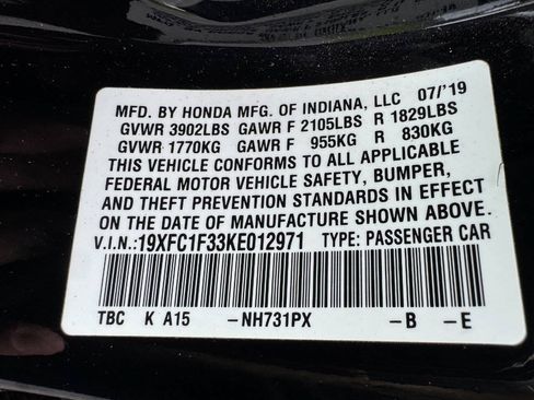 Used 2019 Honda Civic EX image 23