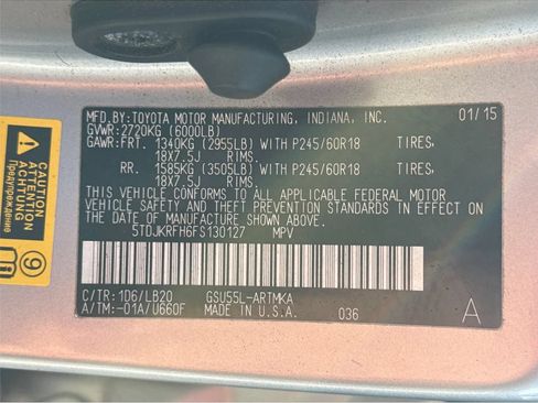 Used 2015 Toyota Highlander XLE AWD/4WD image 20