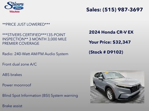 Used 2024 Honda CR-V EX image 11