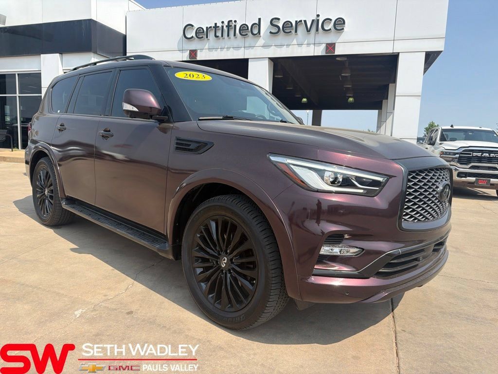 Used 2023 INFINITI QX80 Sensory w/ Cargo Package AWD/4WD image 1