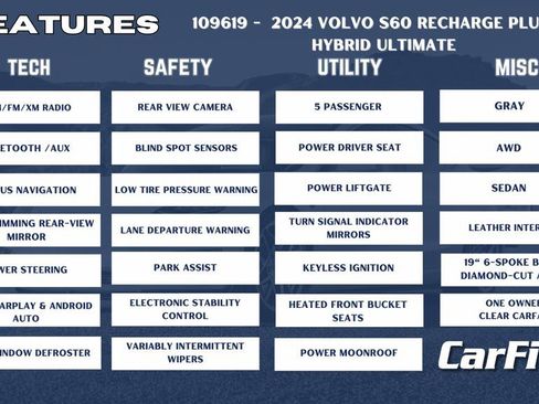 Used 2024 Volvo S60 T8 Ultimate image 34