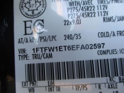 Used 2014 Ford F150 Limited image 36