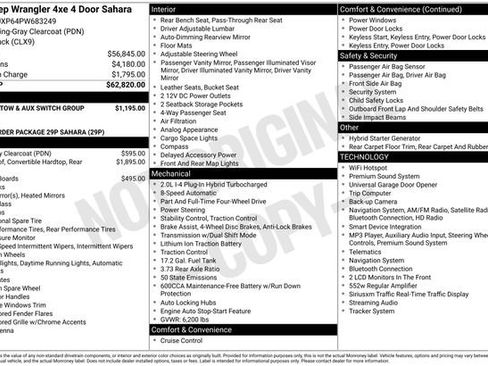 Used 2023 Jeep Wrangler Unlimited Sahara AWD/4WD image 3