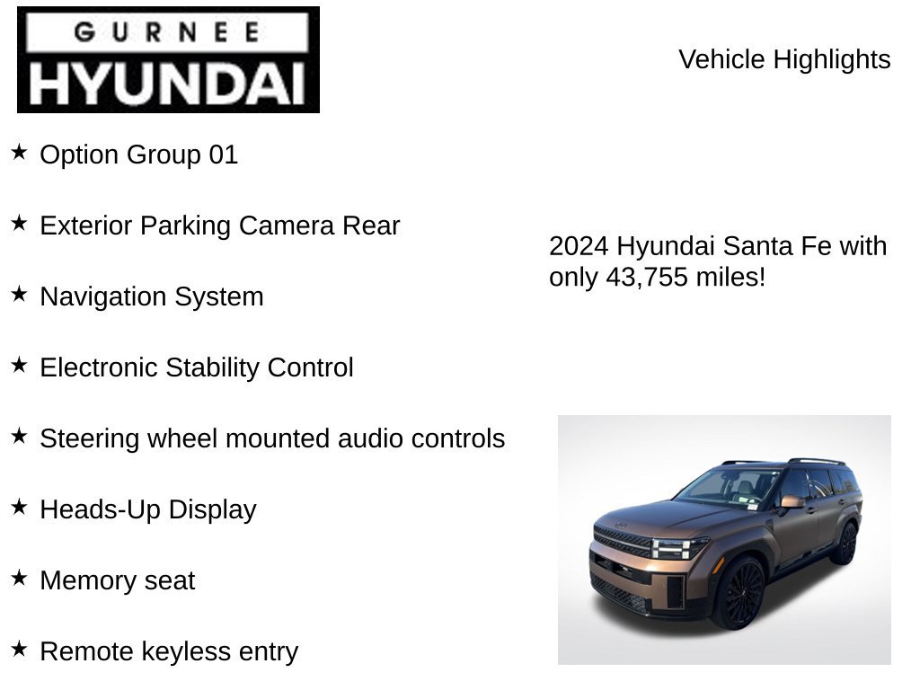 Used 2024 Hyundai Santa Fe Calligraphy AWD/4WD image 7