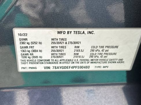 Used 2023 Tesla Model Y Performance AWD/4WD image 35