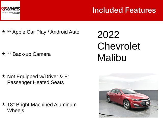 Used 2022 Chevrolet Malibu LT FWD image 3
