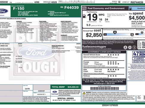 Used 2024 Ford F150 XL w/ Equipment Group 103A High AWD/4WD image 13