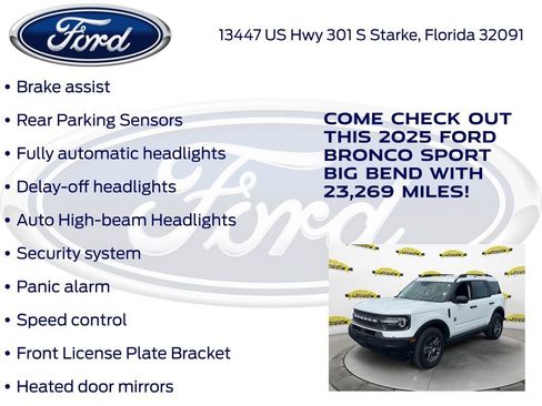 Certified 2025 Ford Bronco Sport Big Bend AWD/4WD image 32