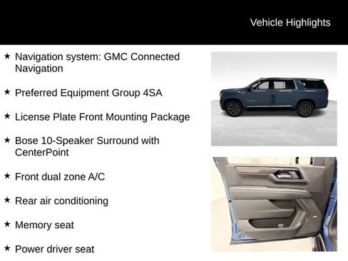 Certified 2026 GMC Yukon XL Elevation AWD/4WD image 27