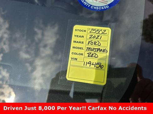 Used 2021 Ford Mustang Coupe w/ Equipment Group 101A image 32