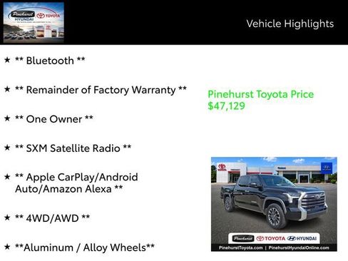 Used 2023 Toyota Tundra Limited AWD/4WD image 7