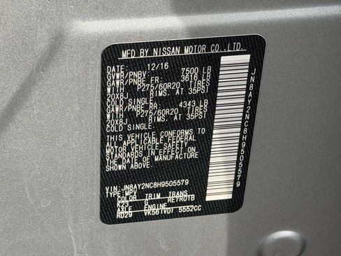 Used 2017 Nissan Armada SL w/ Technology Package AWD/4WD image 22