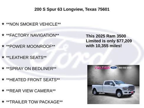 Used 2025 RAM 3500 Limited AWD/4WD image 15