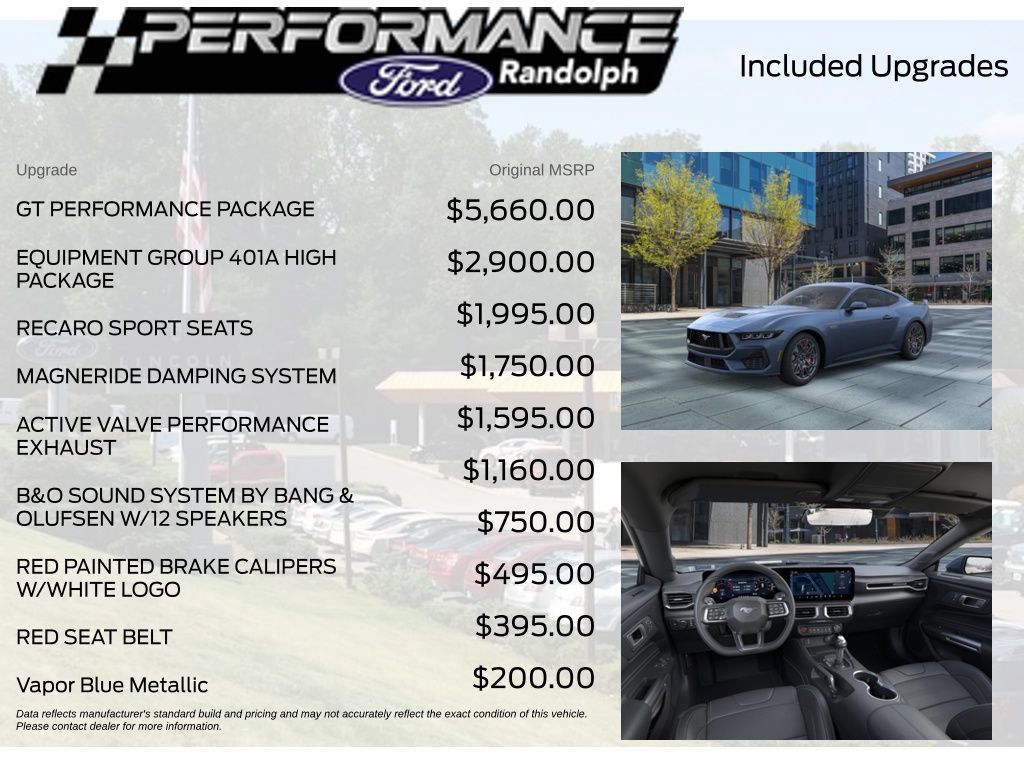 New 2025 Ford Mustang GT Premium w/ GT Performance Package RWD image 4