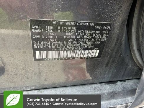Used 2025 Subaru Outback AWD/4WD image 18