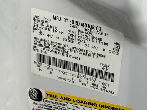 Used 2014 Ford F150 FX4 w/ Equipment Group 402A Luxury AWD/4WD image 12