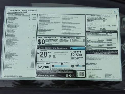 New 2026 BMW 230i xDrive Coupe w/ Premium Package image 2