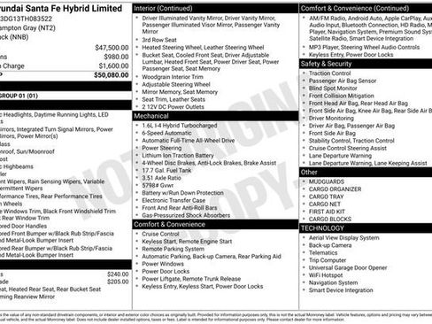 New 2026 Hyundai Santa Fe Limited AWD/4WD image 45
