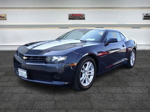 Used 2014 Chevrolet Camaro LS w/ Silver Rally Stripe Package RWD image 4