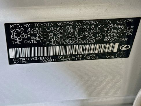 Used 2025 Lexus IS 350 F Sport w/ Accessory Package 2 RWD image 12