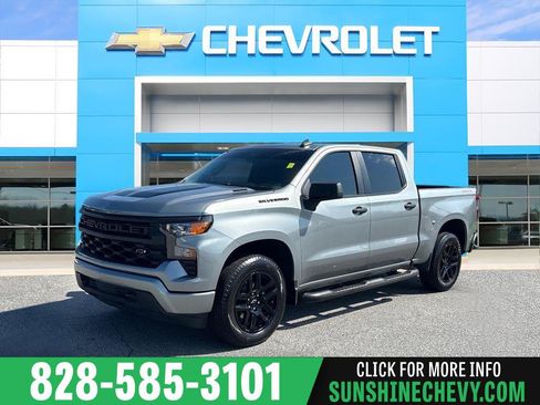 Certified 2025 Chevrolet Silverado 1500 Custom w/ Rally Edition AWD/4WD image 1