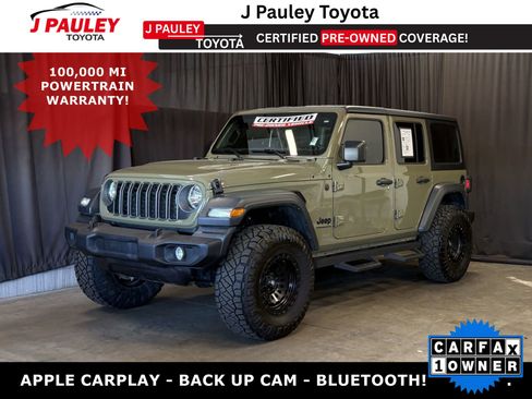 Used 2025 Jeep Wrangler Sport image 1