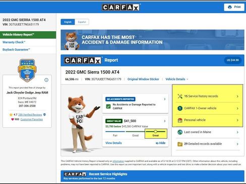 Used 2022 GMC Sierra 1500 AT4 w/ AT4 Preferred Package image 11