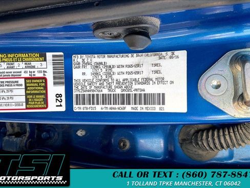 Used 2017 Toyota Tacoma TRD Sport w/ Tow Package (A/T) AWD/4WD image 35