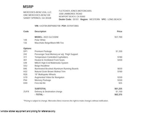 Certified 2023 Mercedes-Benz GLE 350 image 3