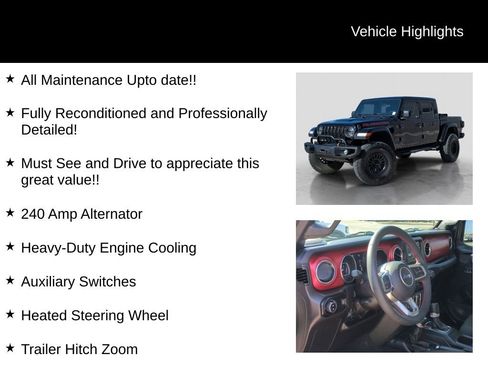 Used 2023 Jeep Gladiator Rubicon w/ Cold Weather Group image 21