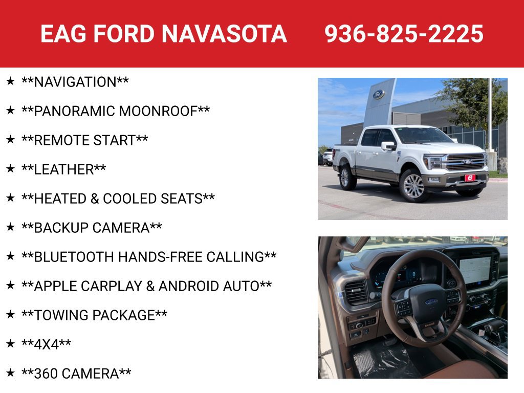 New 2026 Ford F150 King Ranch w/ Equipment Group 601A High AWD/4WD image 4
