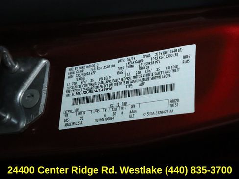 Used 2019 Lincoln MKC Select w/ Select Plus Package FWD image 20