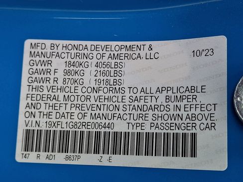 Certified 2024 Honda Civic Sport Touring image 30