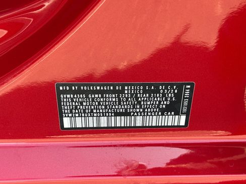 New 2026 Volkswagen Jetta GLI Autobahn FWD image 24