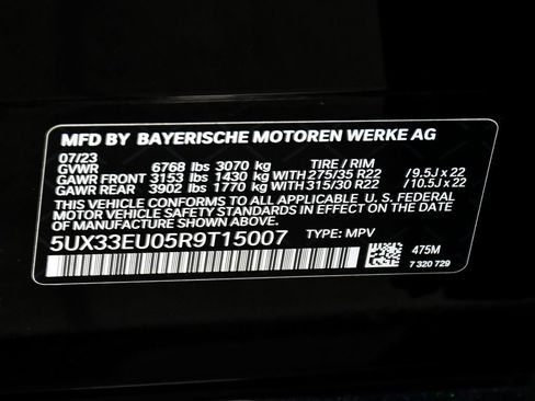 Used 2024 BMW X5 M60i w/ Executive Package AWD/4WD image 20