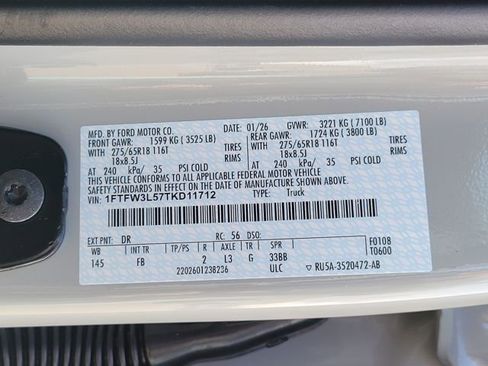 New 2026 Ford F150 XLT w/ Equipment Group 302A MID image 11