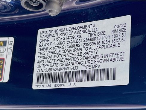Used 2022 Honda CR-V EX-L image 30