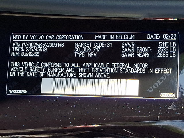 Used 2022 Volvo V60 T5 Cross Country AWD/4WD image 29