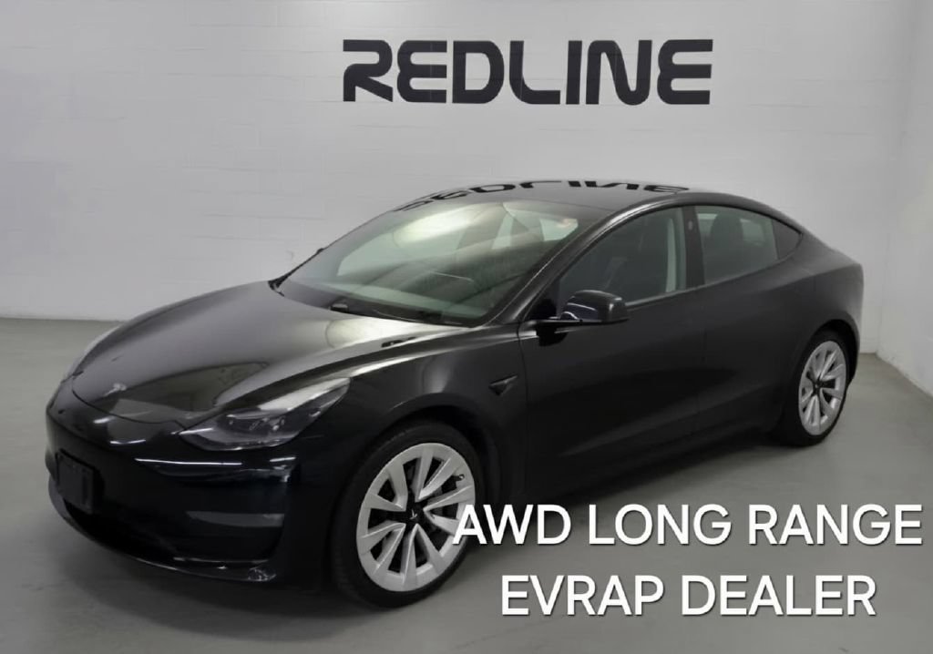 Used 2022 Tesla Model 3 Long Range AWD/4WD image 1