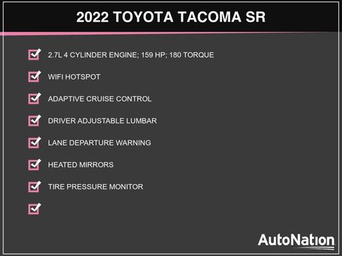 Used 2022 Toyota Tacoma SR5 image 3