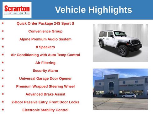 New 2026 Jeep Wrangler Sport S image 6