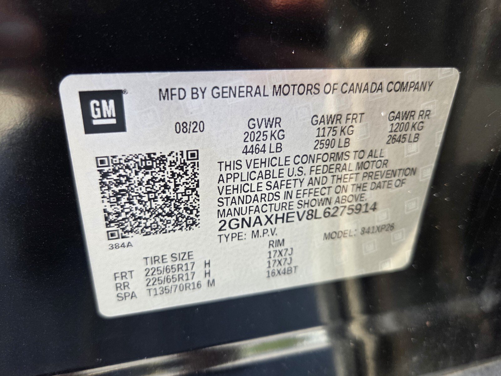 Certified 2020 Chevrolet Equinox LS FWD image 19