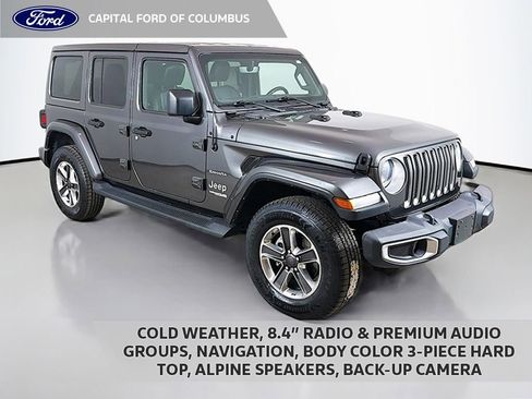 Used 2021 Jeep Wrangler Unlimited Sahara image 1