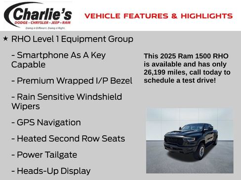 Used 2025 RAM 1500 RHO w/ RHO Level 1 Equipment Group AWD/4WD image 12
