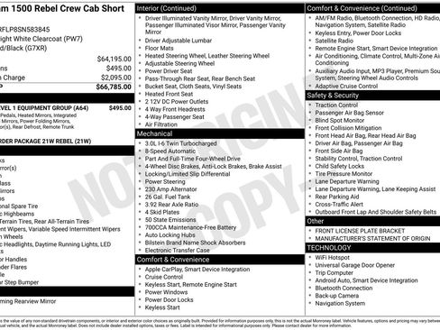 Used 2025 RAM 1500 Rebel w/ Rebel Level 1 Equipment Group image 17