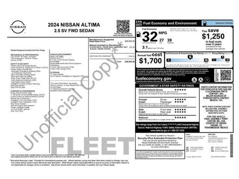 Used 2024 Nissan Altima 2.5 SV FWD image 30