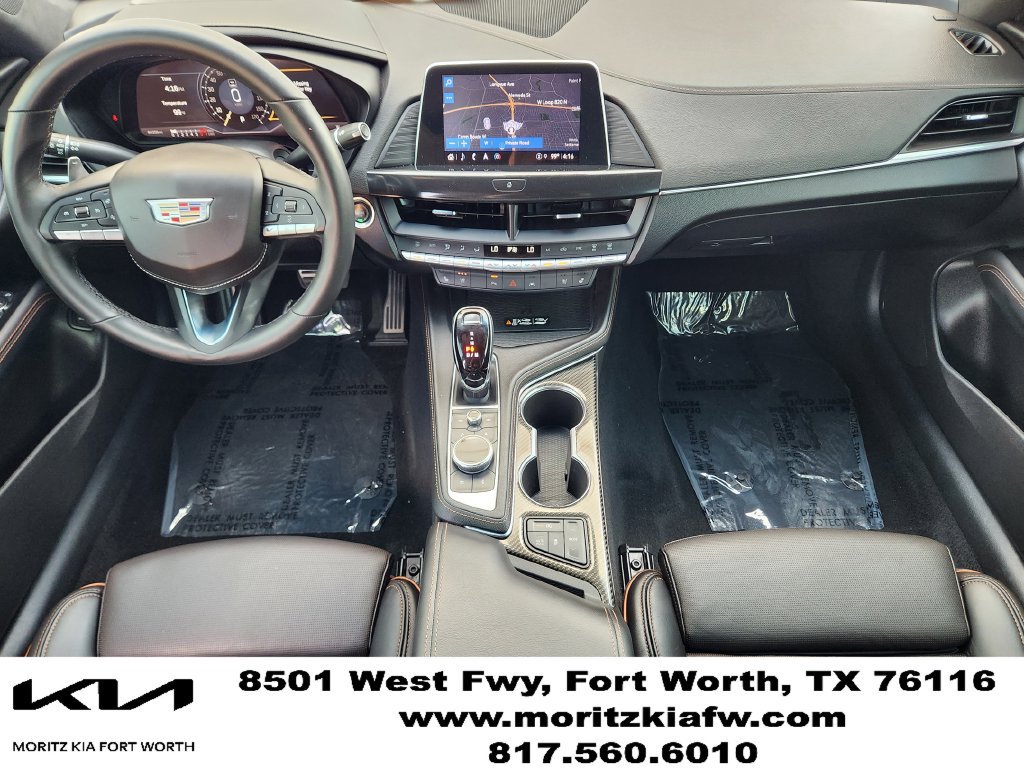 Used 2022 Cadillac CT4 V w/ Navigation Package RWD image 26