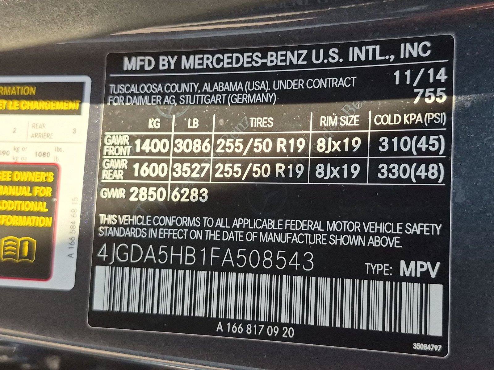 Used 2015 Mercedes-Benz ML 350 4MATIC image 37