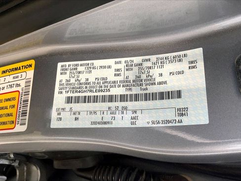 Used 2024 Ford Ranger XLT w/ Trailer Tow Package RWD image 8